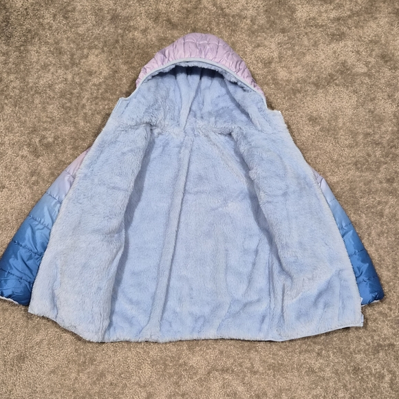 Eddie Bauer Kids Blue and Purple Reversible Jacket - Picture 2 of 3